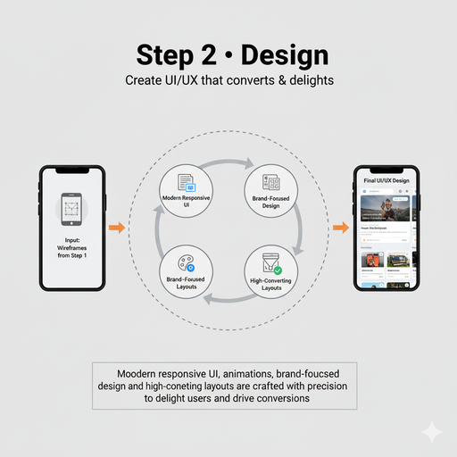 Create UI/UX that converts & delights